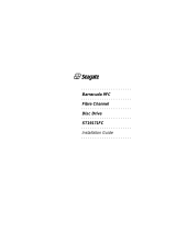 Seagate Barracuda 9FC User manual