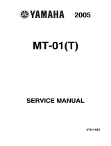 Yamaha 2005 MT-01T User manual