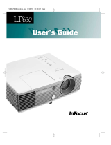 Infocus LP630 User manual
