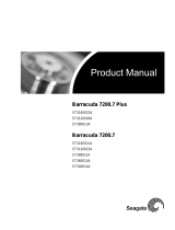 Seagate Barracuda 7200.7 Plus ST380013A User manual
