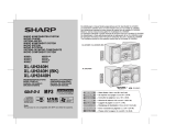 Sharp XL-UH240H User manual