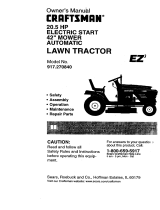 Craftsman EZ3 917.270840 User manual