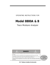Teledyne 8800A/8800B User manual