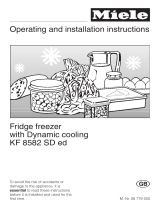 Miele KFN 8452 SD Operating and Installation manual