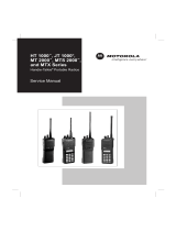 Motorola HT 1000 Series User manual