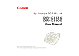 Canon DR-G1130 User manual