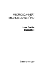 Microtest MICROSCANNER User manual