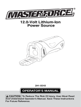Master-force 241-0318 User manual