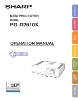 Sharp PG-D2510X User manual