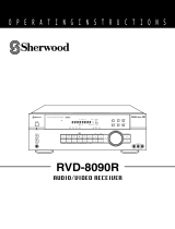 Sherwood RVD-8090R Operating Instructions Manual