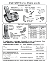 Uniden DECT2180 Series User manual
