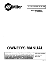 Miller ROBOT INTERFACE NSPR 8989 User manual