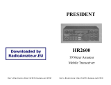 PRESIDENT HR2510 User manual