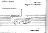 Radio Shack PRO-2005 Owner's manual