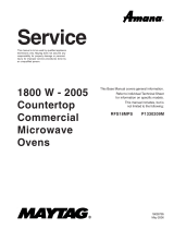 Maytag 1800 W - 2005 User manual