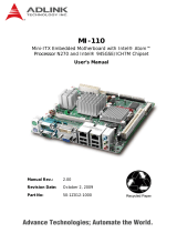 ADLINK Technology MI-110 User manual