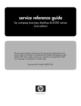 HP Compaq dc5000S Reference guide