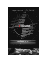 Directed Electronics DCX Series Mono-Block Owner's manual