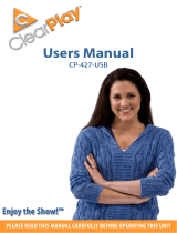 Clearplay CP-427-USB User manual