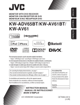 JVC KW-ADV65BT User manual