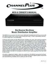 Channel Plus MCS-1 & MCS-2 / MDS-6 Owner's manual