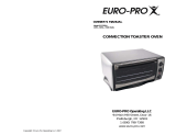 Euro-Pro Convection Toaster Oven User manual