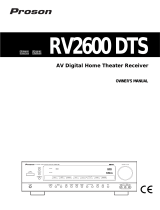 Proson RV2600 DTS User manual