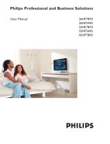 Philips 26HF5445 User manual