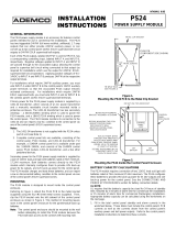 ADEMCO PS 24 Installation guide