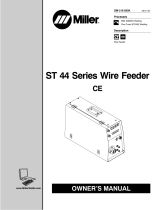 Miller ST 44 Series Wire Feeder Owner's manual