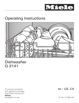 Miele G 2141 User manual