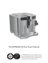 Capresso Impressa S Avantgarde Series Owner's manual