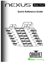 Chauvet Aw 7x7 User manual
