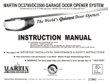 Martin DC3700 User manual