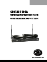 Wharfedale Pro CONTACT 502A User manual
