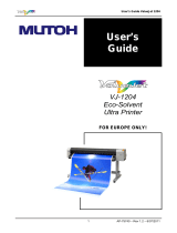 MUTOH ValueJet VJ-1204 User manual