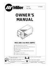 Miller MOG-200PRC Owner's manual