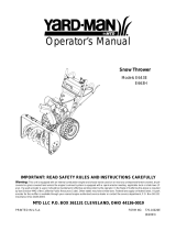 Yard-Man E643E User manual