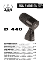 AKG D 440 Owner's manual
