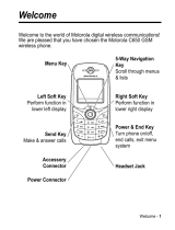 Motorola C650 - Cell Phone - GSM User manual