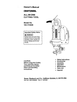 Craftsman 183.172540 Owner's manual