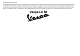 VESPA LX 50 User manual