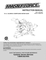 MasterForce SM3051M User manual