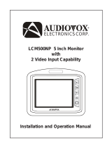 Audiovox LCM500NP User manual