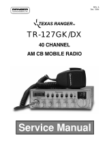 Ranger Communications Texas Ranger TR-127GK User manual