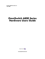 Alcatel-Lucent 6800 User guide