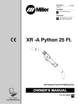Miller XR-A PYTHON 25FT Owner's manual
