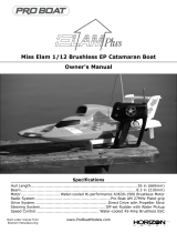 Pro Boat Miss Elam Owner's manual