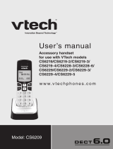 VTech Accessory Handset for use with the CS6219 or CS6229 User manual
