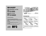 Sharp CD-G10000P User manual